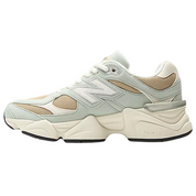 Light blue and beige sneaker on a white background