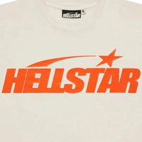 Hellstar Studios Classic Gel T-Shirt Beige und Orange