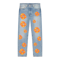 错位破洞 Levi's The Cotton Wreath 浅水洗牛仔裤