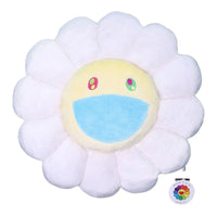 Takashi Murakami 花朵毛绒玩具 60CM 白色 / 黄色