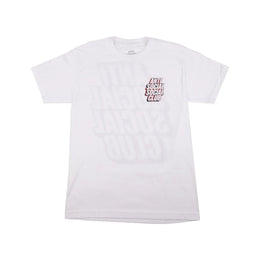 Anti Social Social Club Plaid Red Tee White