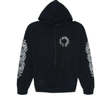 Chrome Hearts Horseshoe Floral Hoodie Black - Supra Sneakers - Image 1