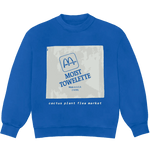 CPFM x McDonald's Moist Towelette Crewneck Blue - Supra Sneakers - Image 1
