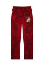 Hellstar Sports Red Tye-Dye Sweatpants - Supra Sneakers - Image 1